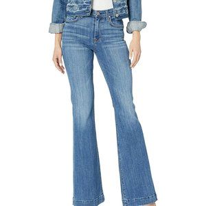 7 for all Mankind High Waist Ginger Flare Size 27 - Faded Blue